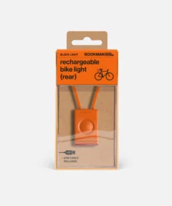 Bookman Block Rear Light -France Pièces Pour Vélos Soldes Block Light Orange Rear Pack 1800x1800