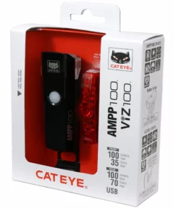 Cateye AMPP 100 And VIZ 100 Light Set -France Pièces Pour Vélos Soldes Cateye AMPP 100 and VIZ 100 Light Set 05