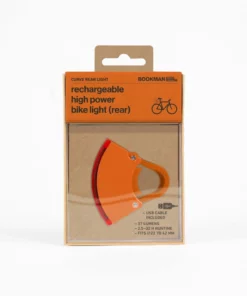 Bookman Curve Rear Light -France Pièces Pour Vélos Soldes Curve Packshot Orange rear 1800x1800