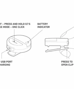 Bookman Eclipse Wearable Light -France Pièces Pour Vélos Soldes Eclipse Fastening 1