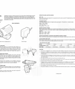 Eclairage Avant LifeLine Pavo Motion (2 400 Lumens) -France Pièces Pour Vélos Soldes LLPAVO2400MC Front light instructions 2