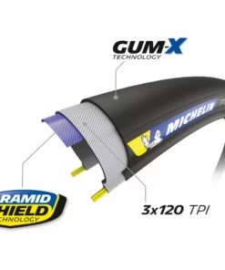 Pneu Michelin Power Cup Competition TS -France Pièces Pour Vélos Soldes Michelin Power Cup Competition Tyre TS Tyres Black 668854 3