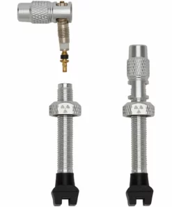 Valve Nukeproof Universal Presta (paire) -France Pièces Pour Vélos Soldes Nukeproof Universal Presta Tubeless Valves Pair Tyre Spares Silver FTWG18A 45LNF12R4POLSIL 1