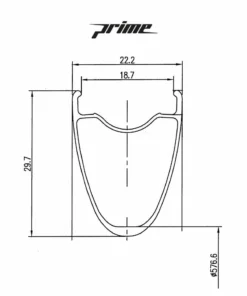 Prime Baroudeur Disc - Tubeless Bundle -France Pièces Pour Vélos Soldes Prime Baroudeur Road Disc Wheelset Wheel Sets Black PBRDW700B 46