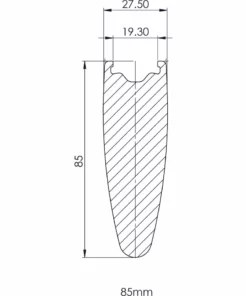 Roue Avant Prime BlackEdition 85 (carbone) -France Pièces Pour Vélos Soldes Prime BlackEdition 85 Carbon Front Wheel Front Wheels Black NotSet PBE85PBCCBF 5