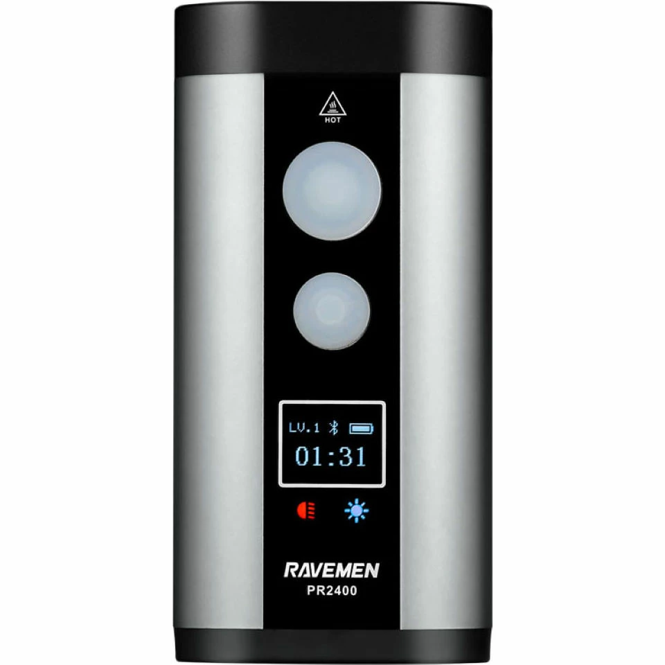 Ravemen PR2400 USB Rechargeable Front Light Grey One Size 5 Ravemen PR2400 USB Rechargeable Front Light Grey One Size – Image 3