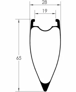 Paire De Roues De Route Reynolds Aero 65 Black Label (carbone) -France Pièces Pour Vélos Soldes Reynolds Aero 65 Black Label Carbon Rim Brake Road Wheelset 06