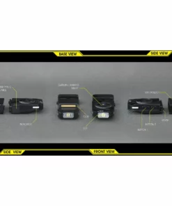 Eclairage Et Support Pour GPS Moon MX -France Pièces Pour Vélos Soldes prod190142 Black NE 08